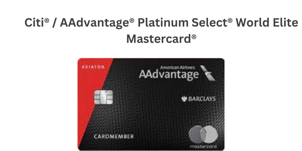 AAdvantage® Aviator® Red World Elite Mastercard® (american airline credit card)