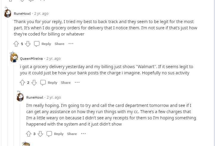 reddit discussion About 702 sw 8th st charge on credit card